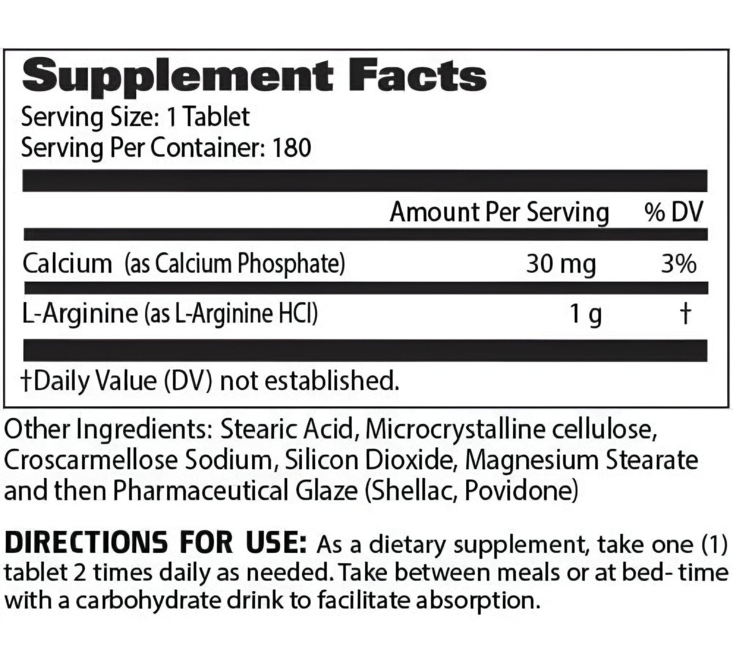 GAT Sport L-Arginine - 180 Tablet