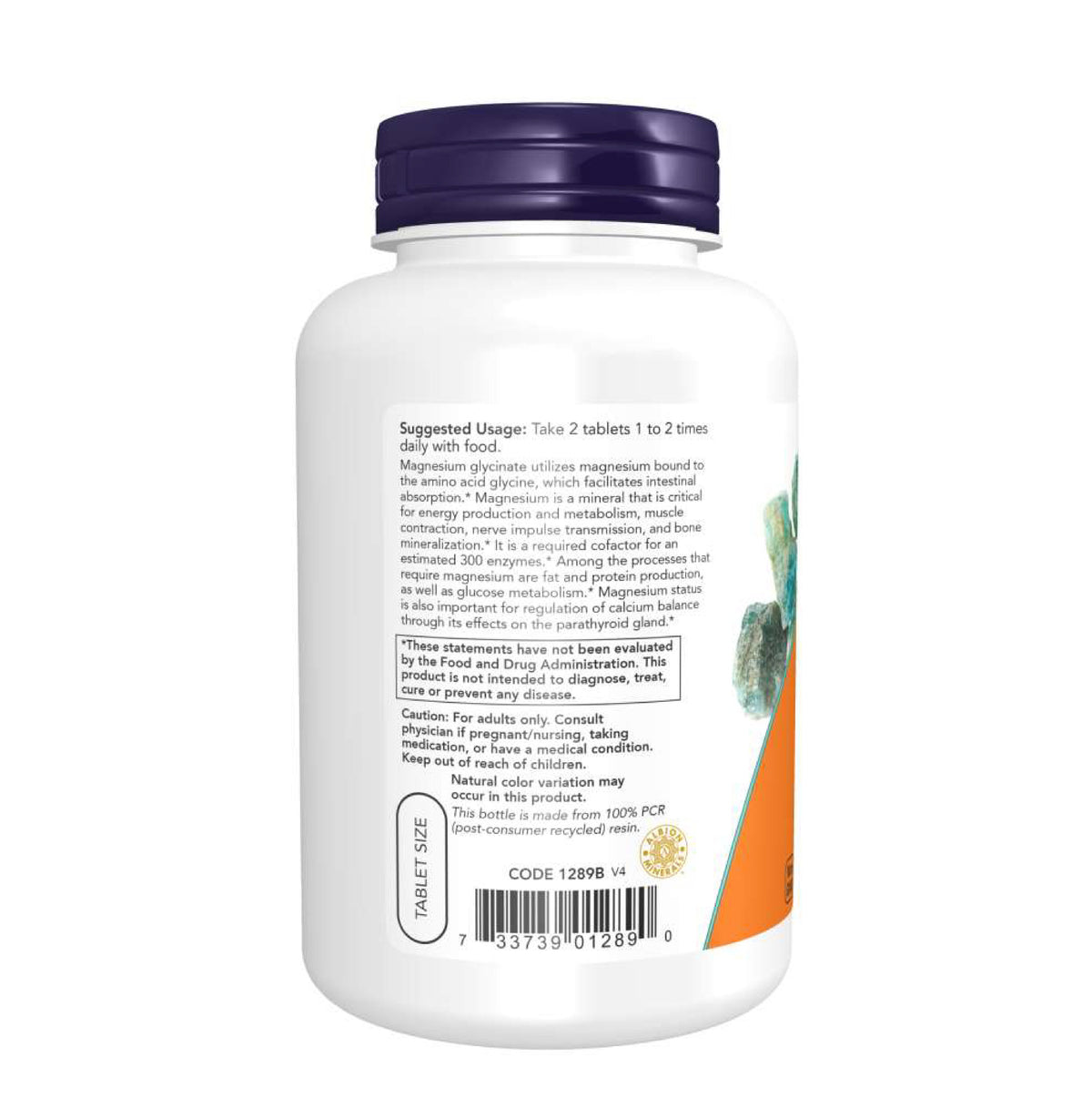 Now Foods Magnesium Glycinate | 180 Tablets