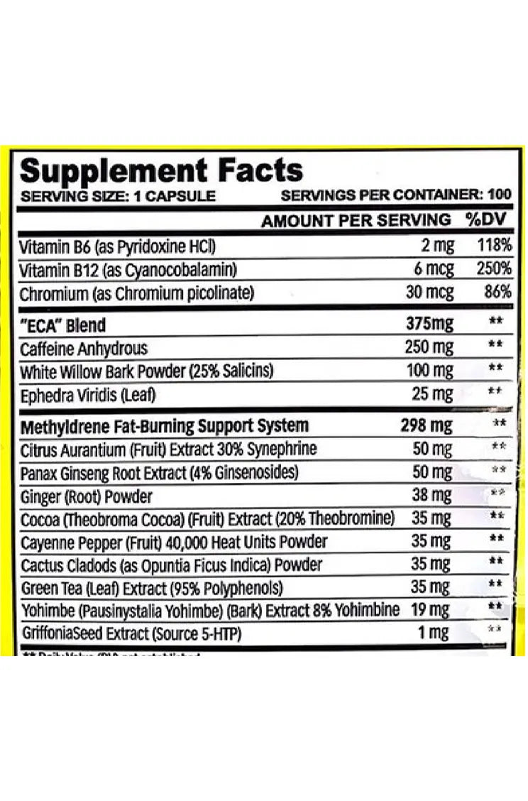 Cloma Pharma Methyldrene - 100 Capsule