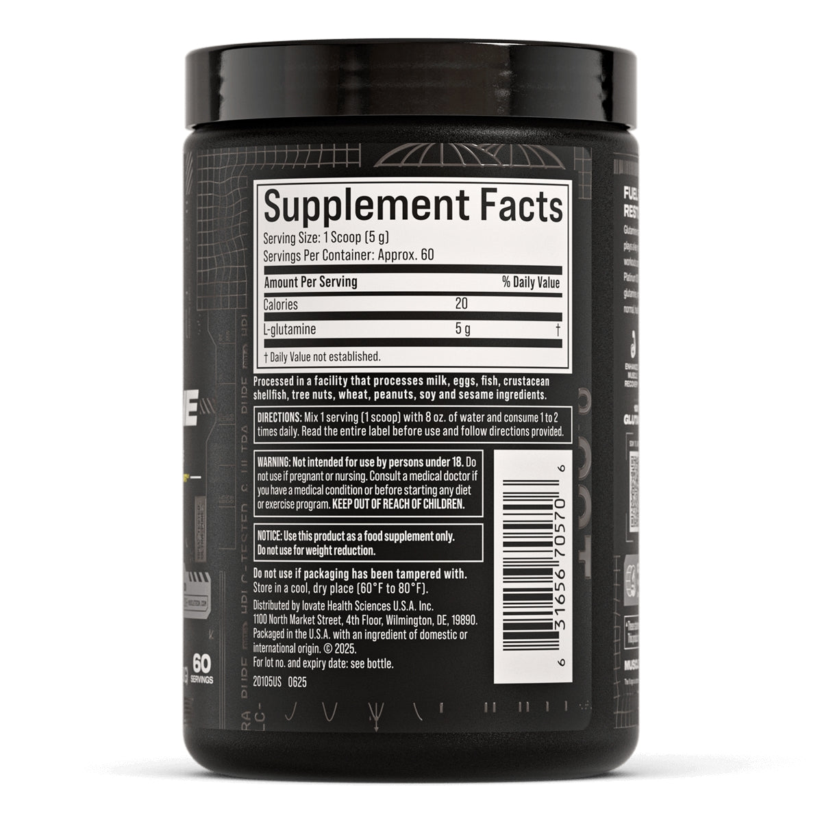 MUSCLETECH PLATINUM 100% GLUTAMINE