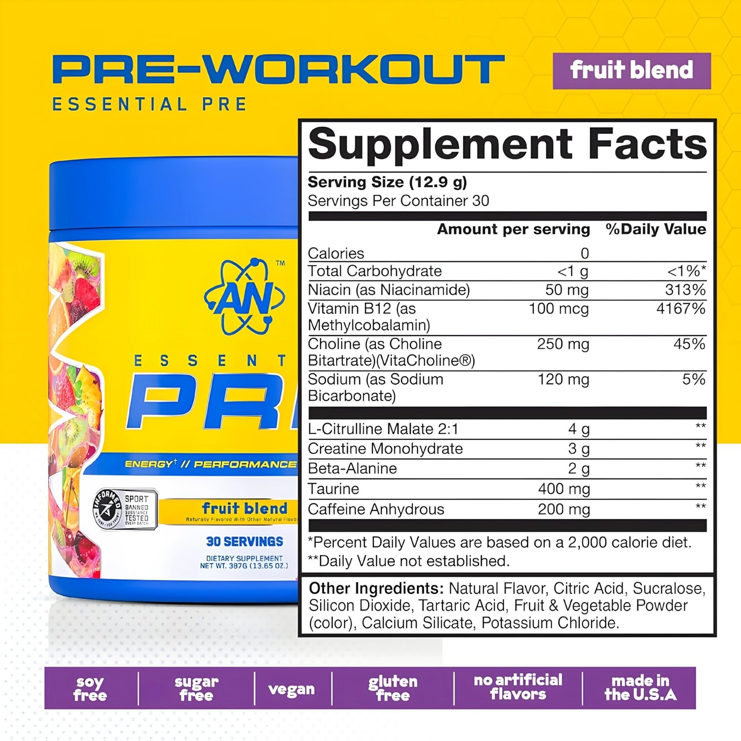 Applied Nutrition Essential PRE