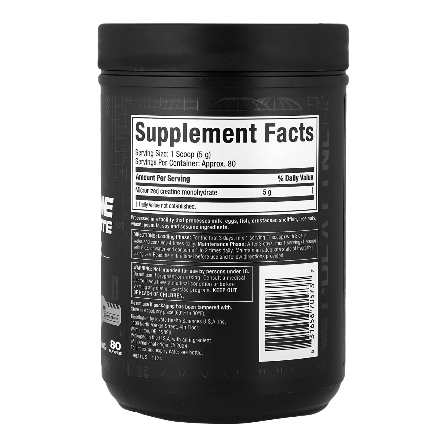 Muscletech Platinum Creatine 400 gm- 80 Servings - Unflavored