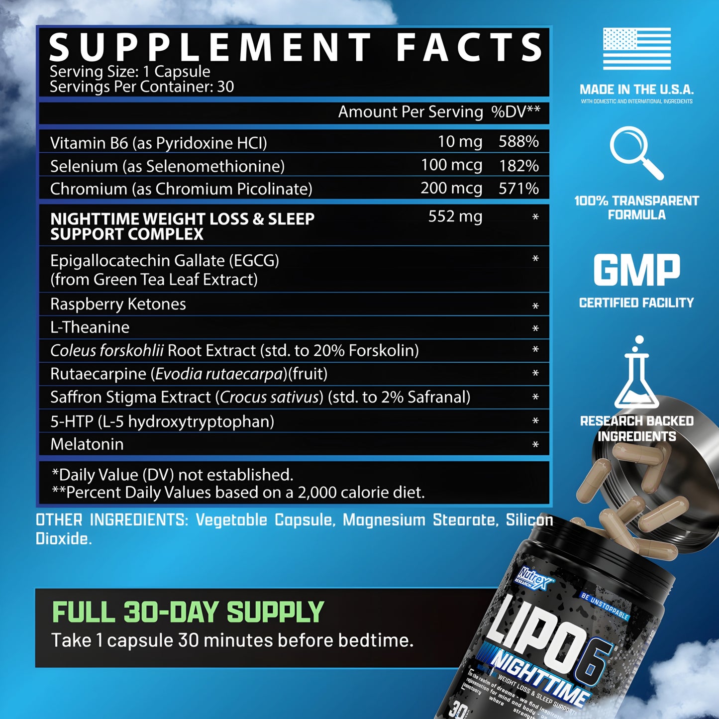 Nutrex lipo 6 Night Time