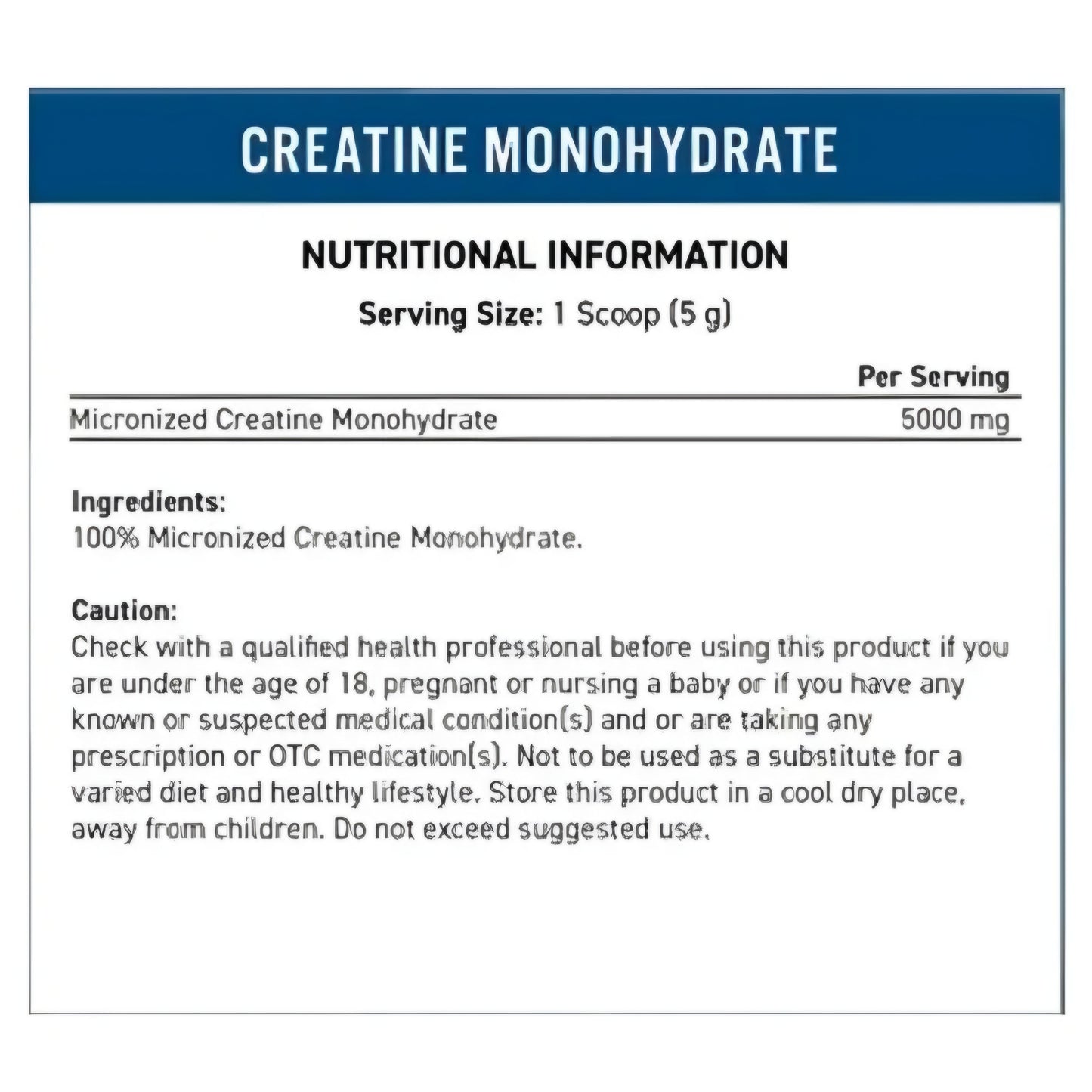 Applied Nutrition Creatine Monohydrate
