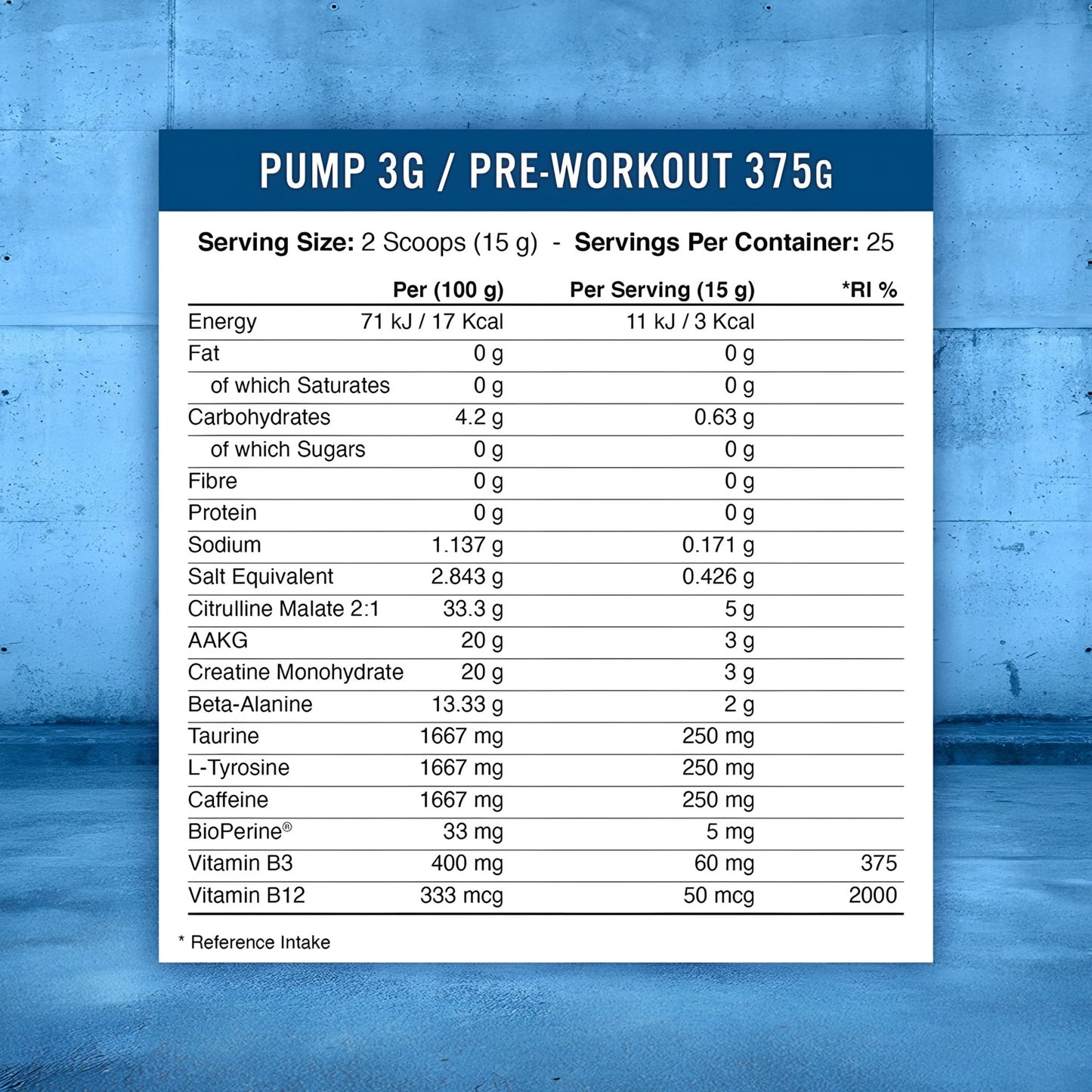 Applied Nutrition Pump 3G Pre-Workout