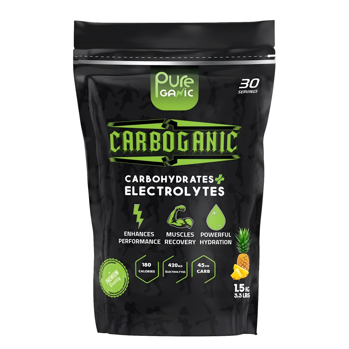 Pureganic Carboganic 1.5kg - 30 servings