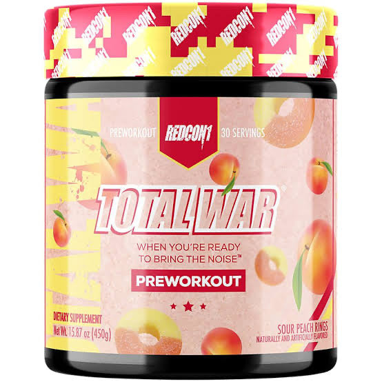 Redcon Total War Preworkout - 30 Servings - Sour Peach Rings