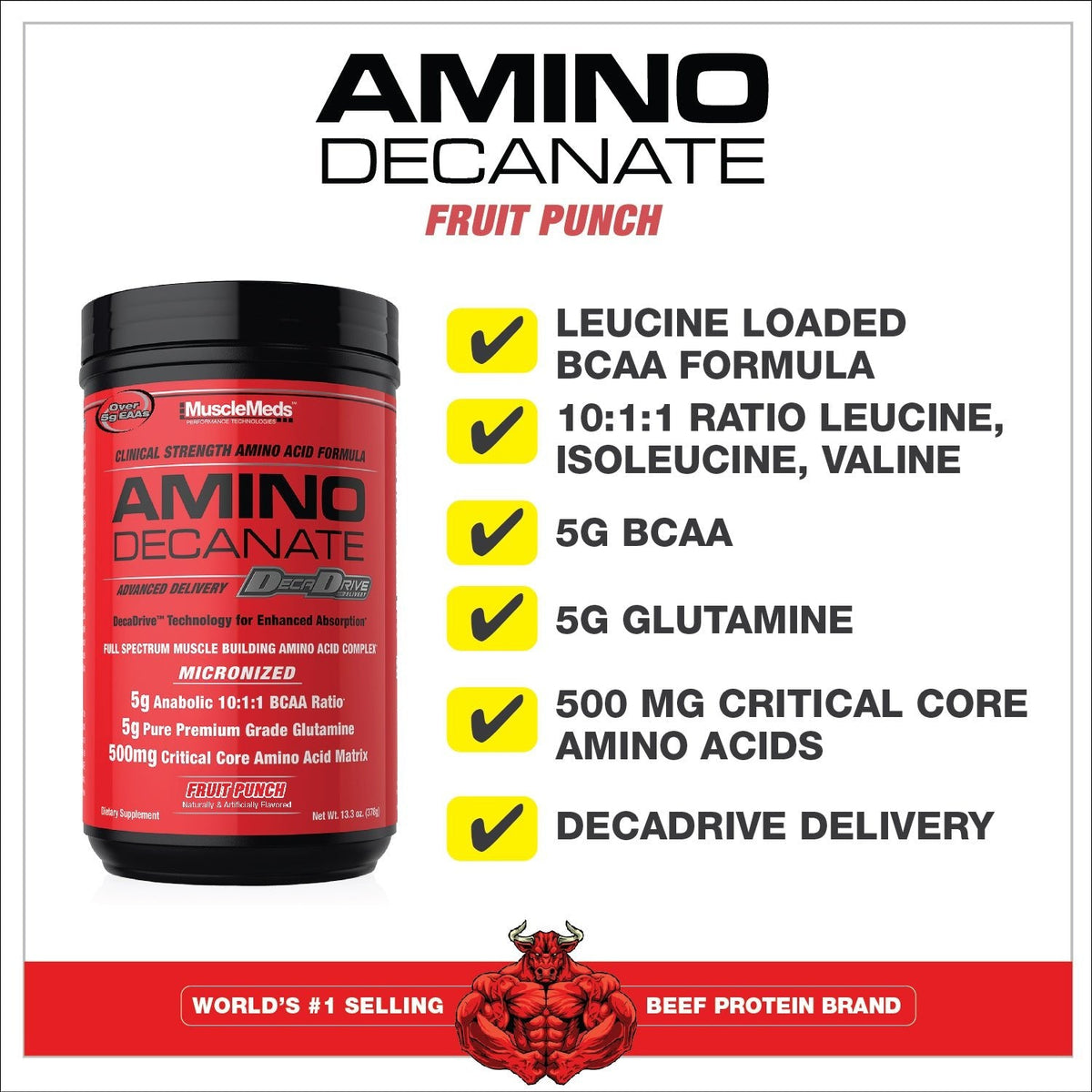 MuscleMeds Amino Decanate - Amino Acids