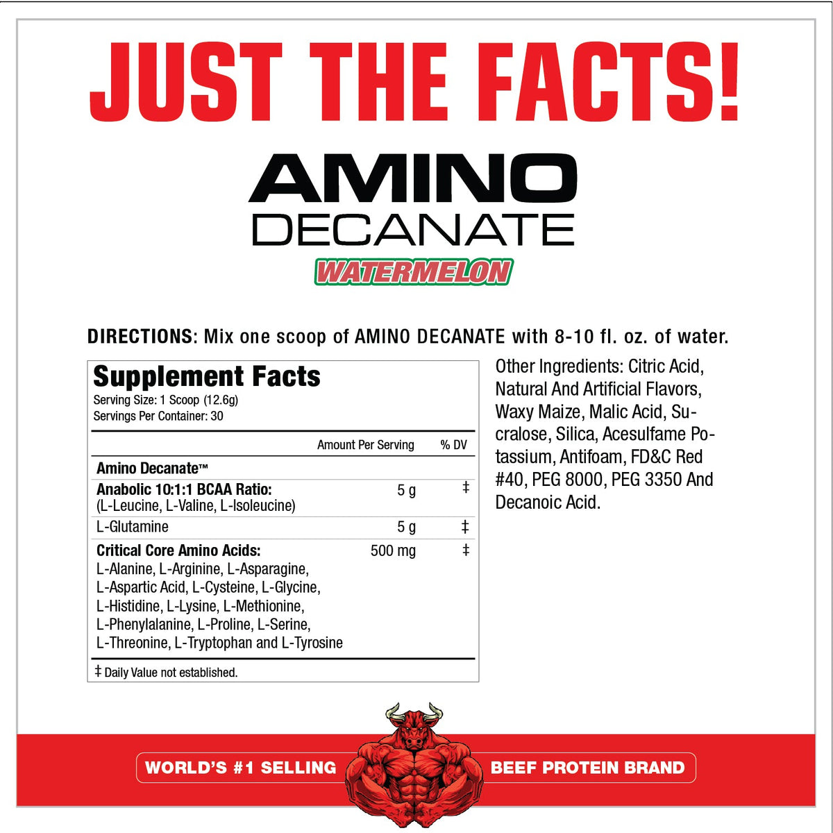 MuscleMeds Amino Decanate - Amino Acids