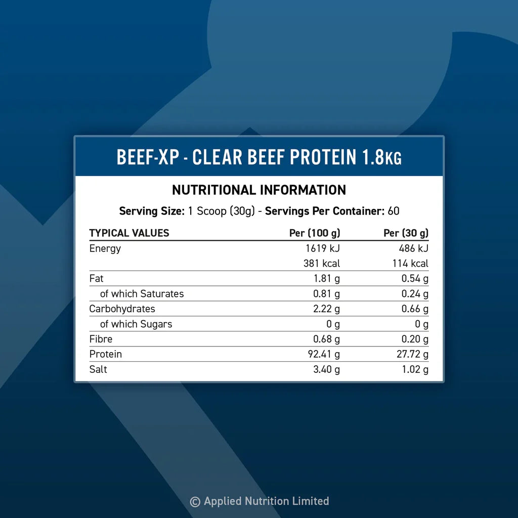 Applied Nutrition BEEF-XP Clear Beef Protein Isolate | 1.8kg