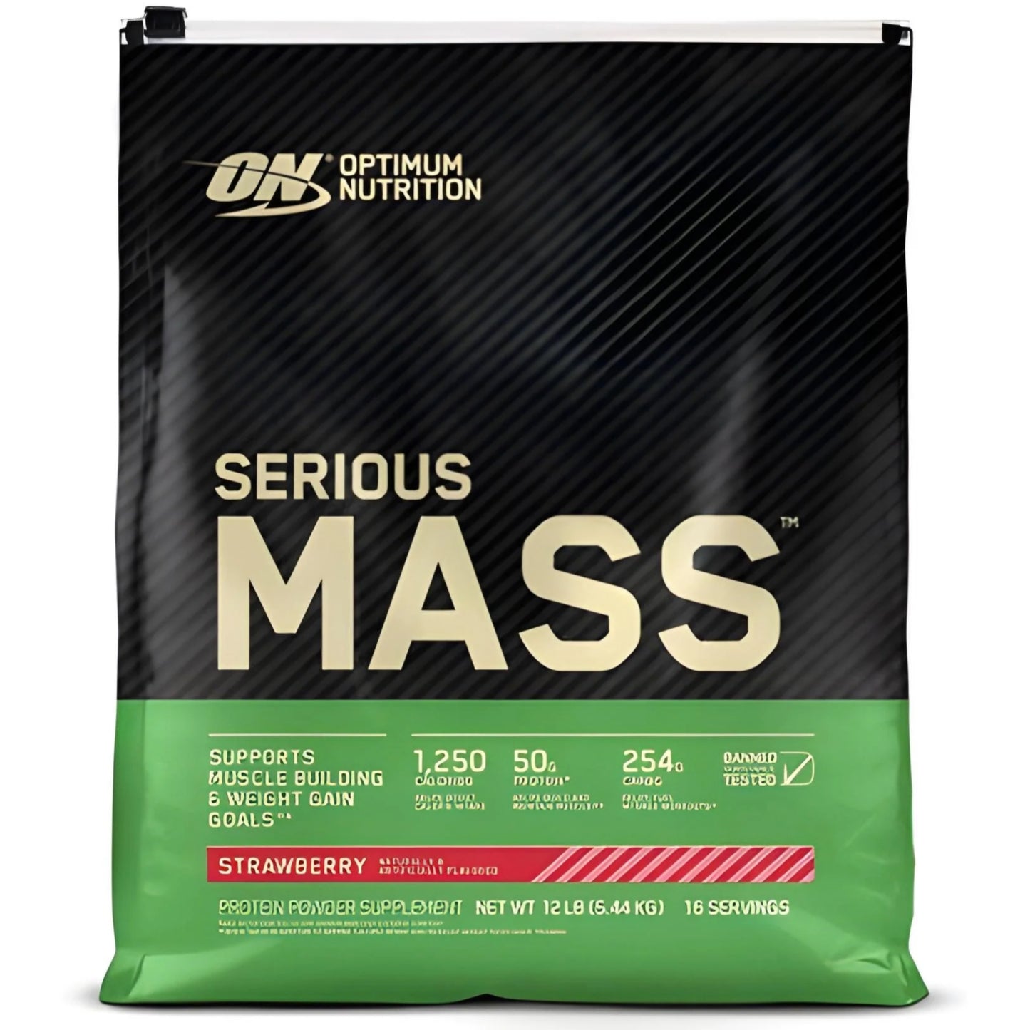 ON Serious Mass 5.44kg - 16 Servings - Strawberry