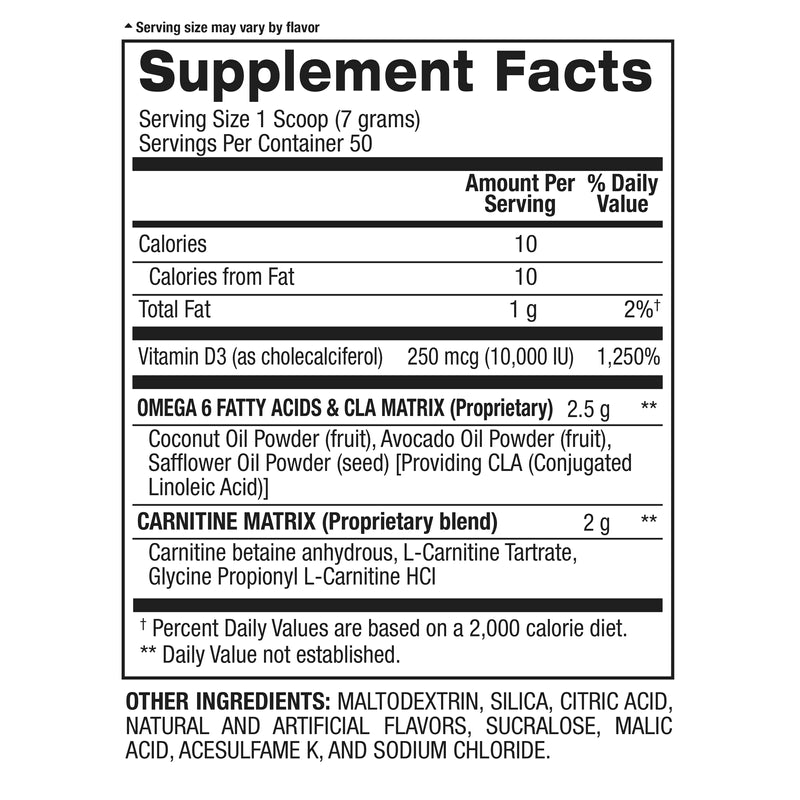 bpi Cla + Carnitine - 50 Servings - Fruit Punch