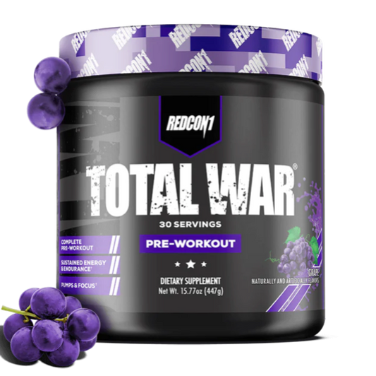 Redcon Total War Preworkout - 30 Servings - Grape