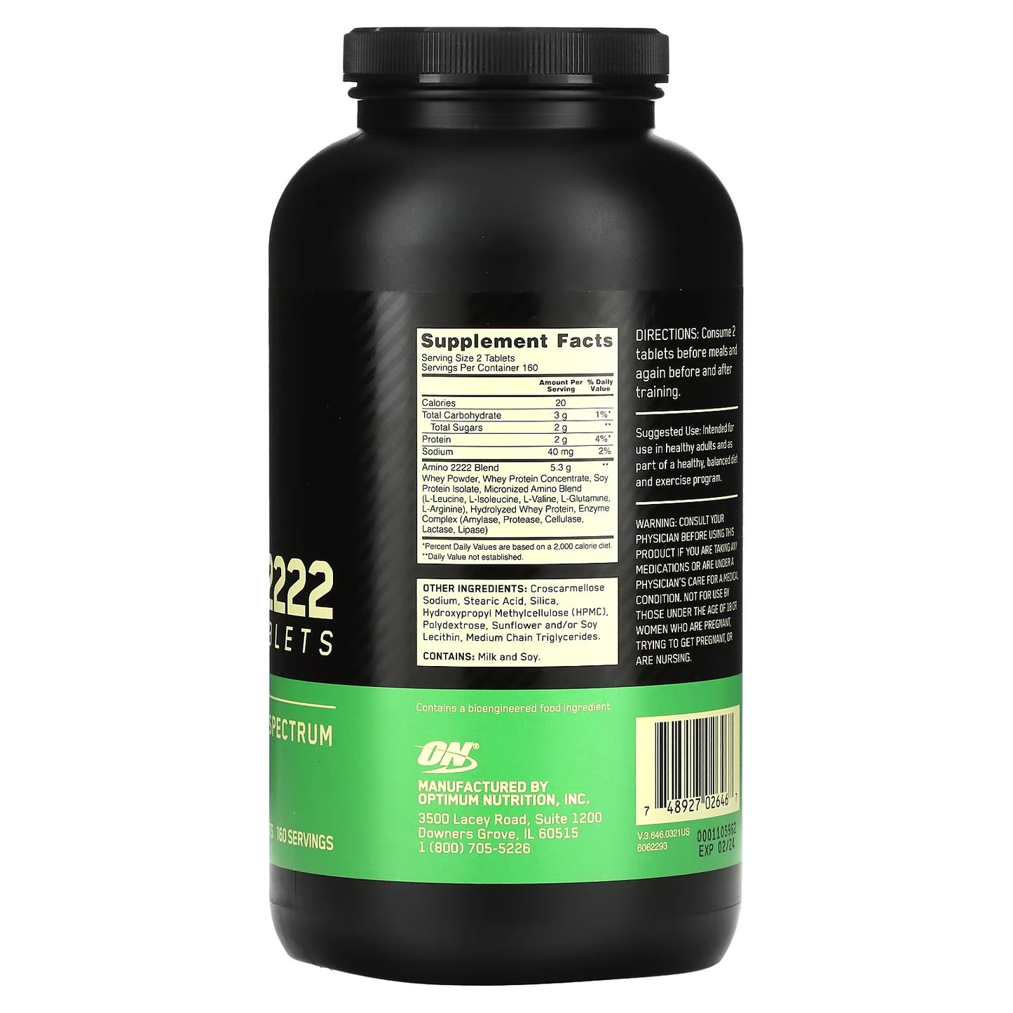 ON Amino 2222 - 320 tablets