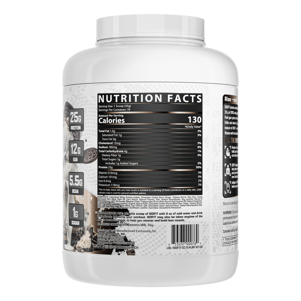 Nutrex Isofit Protein - 70 Servings - Chocolate Shake