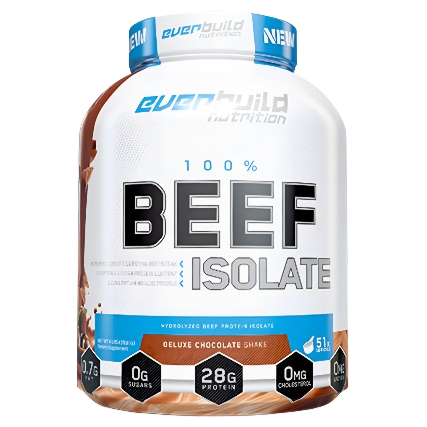 Everbuild Beef Protein Isolate 1.8kg - Deluxe Chocolate Shake