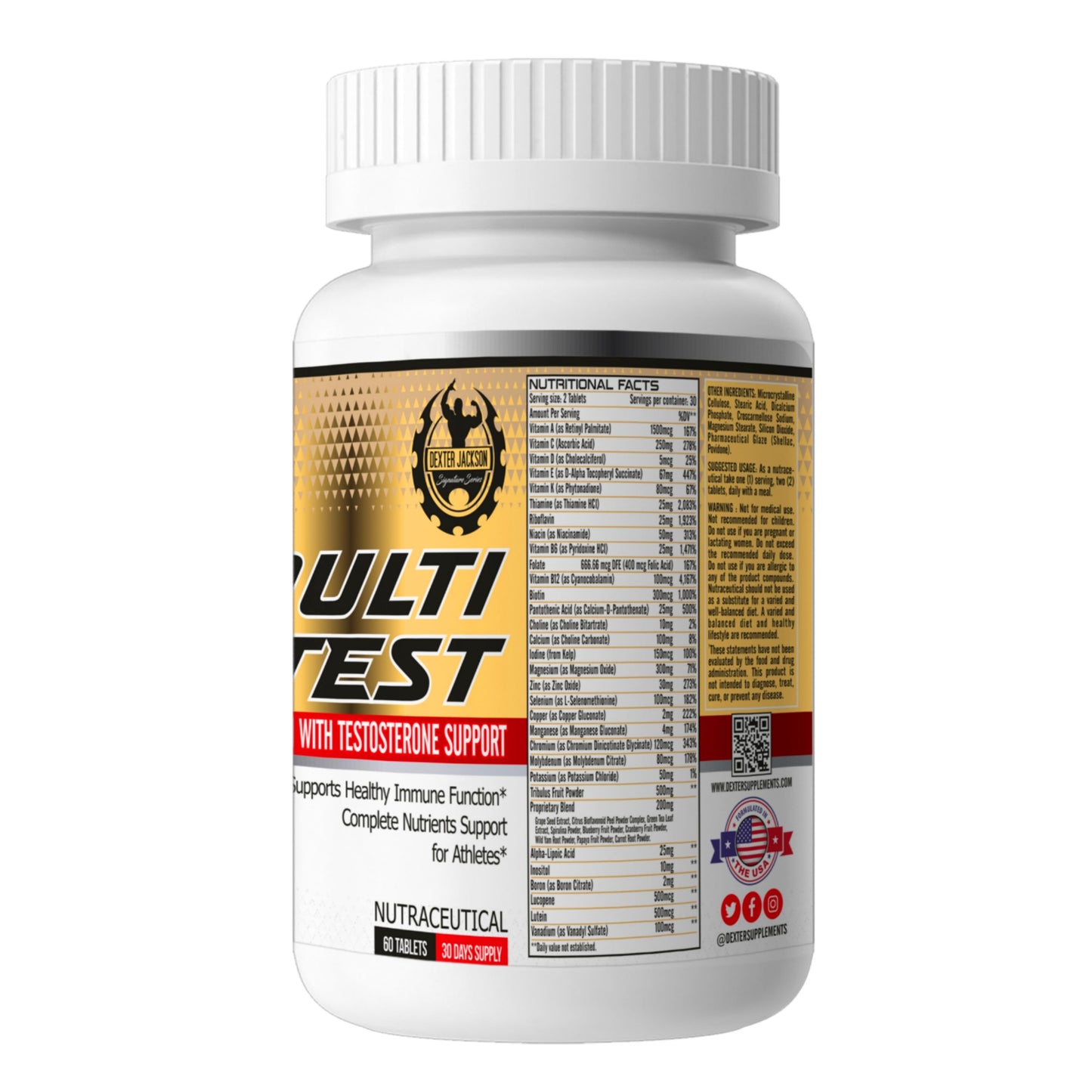 Multi+Test Dexter Jackson - 60 Tablets