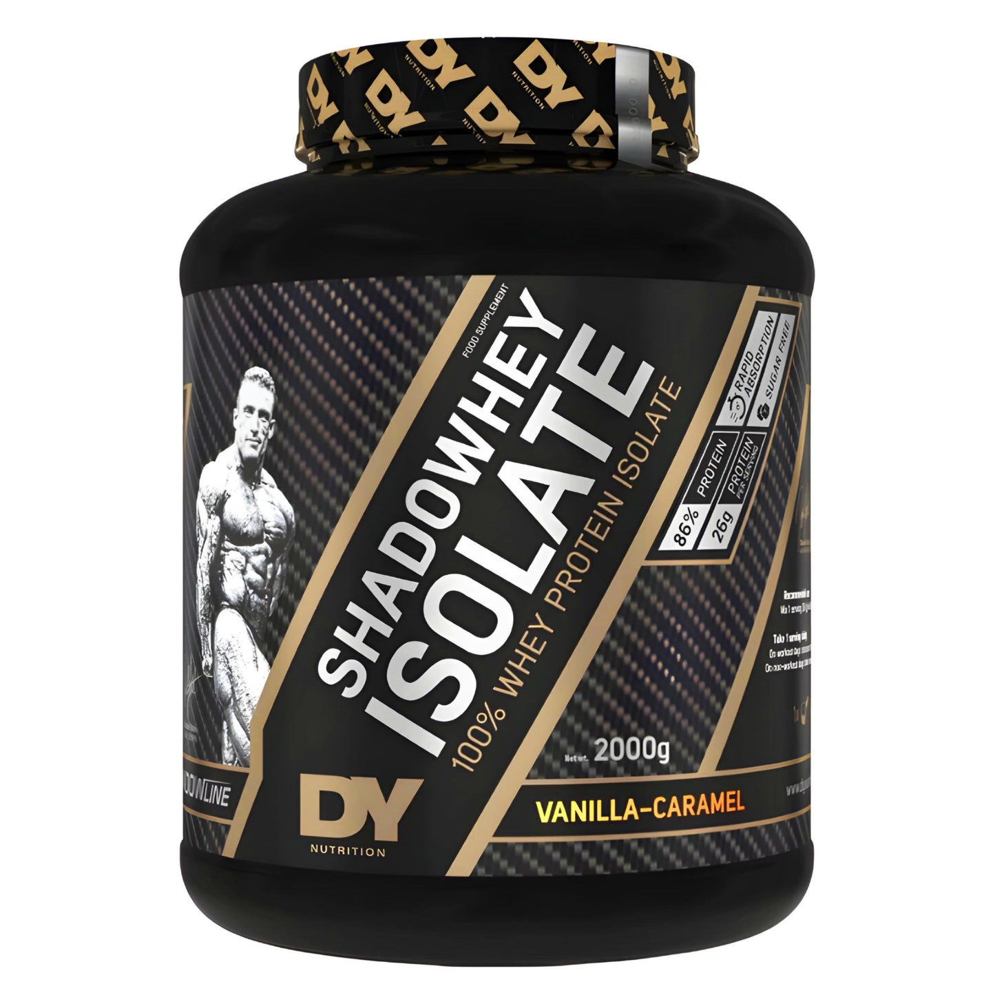 DY Shadowhey ISOLATE 2 kg - 66 Servings - Vanilla Caramel