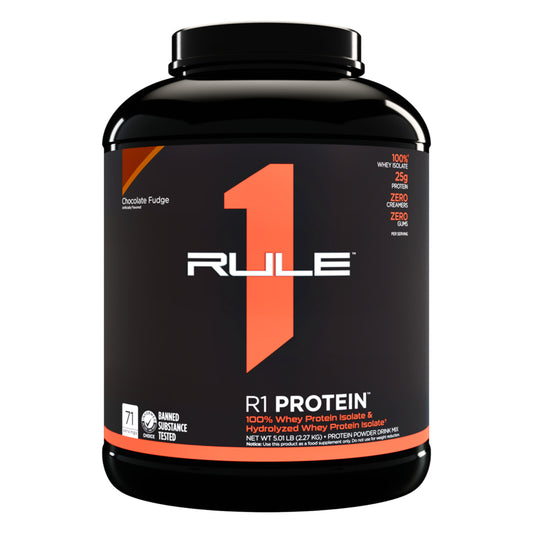 Rule1 Isolate 2.24kg - 76 Servings - Chocolate Fudge