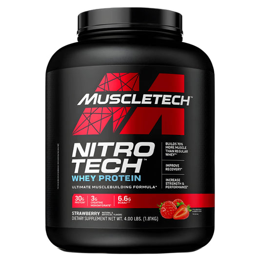 Muscletech Nitrotech 2 kg - 40 Servings - Strawberry