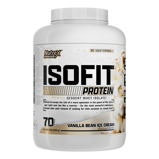 Nutrex Isofit Protein - 70 Servings - Vanilla Bean Ice Cream