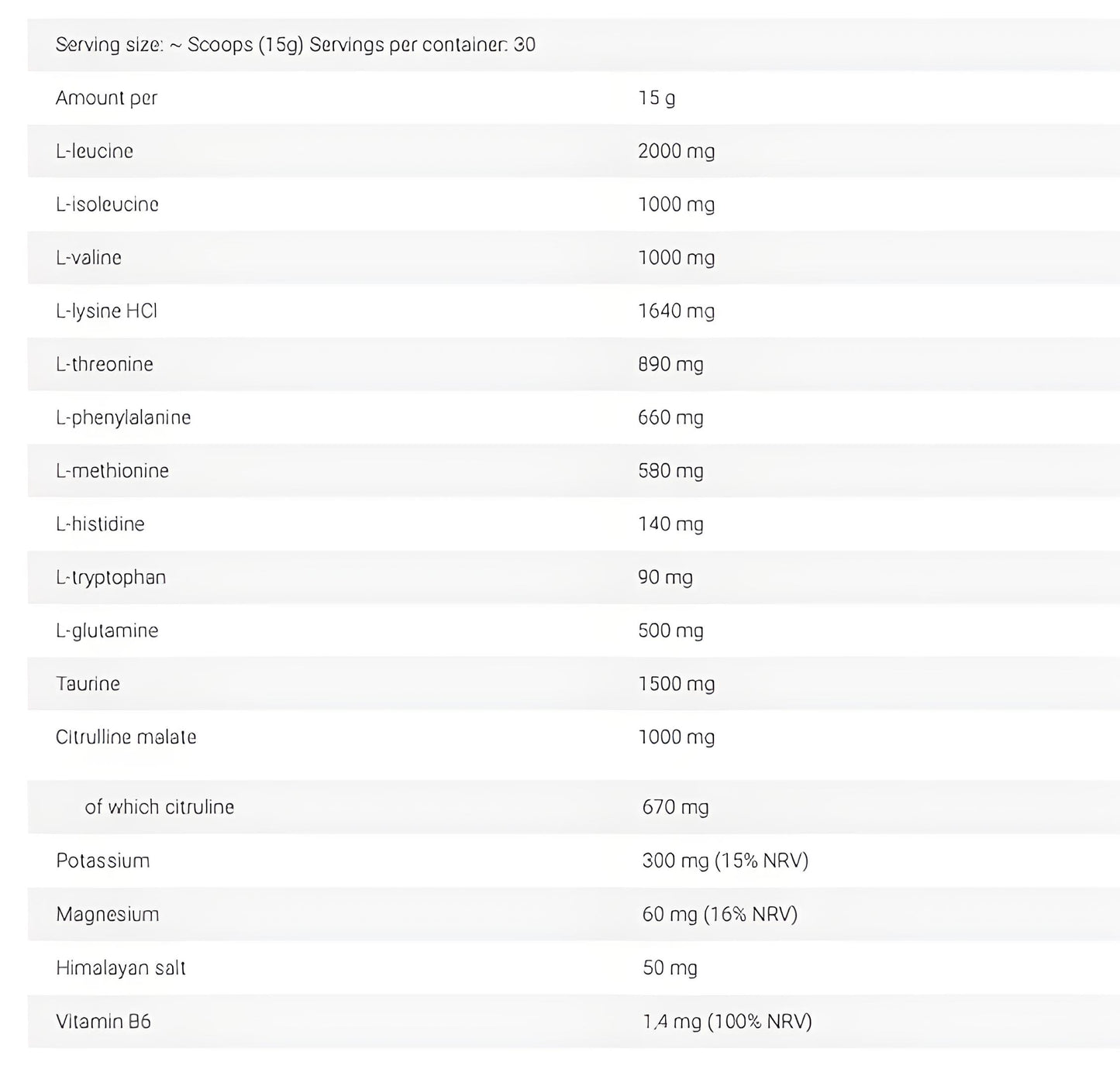 FA Amino Core - 30 Servings - Mango Lemon