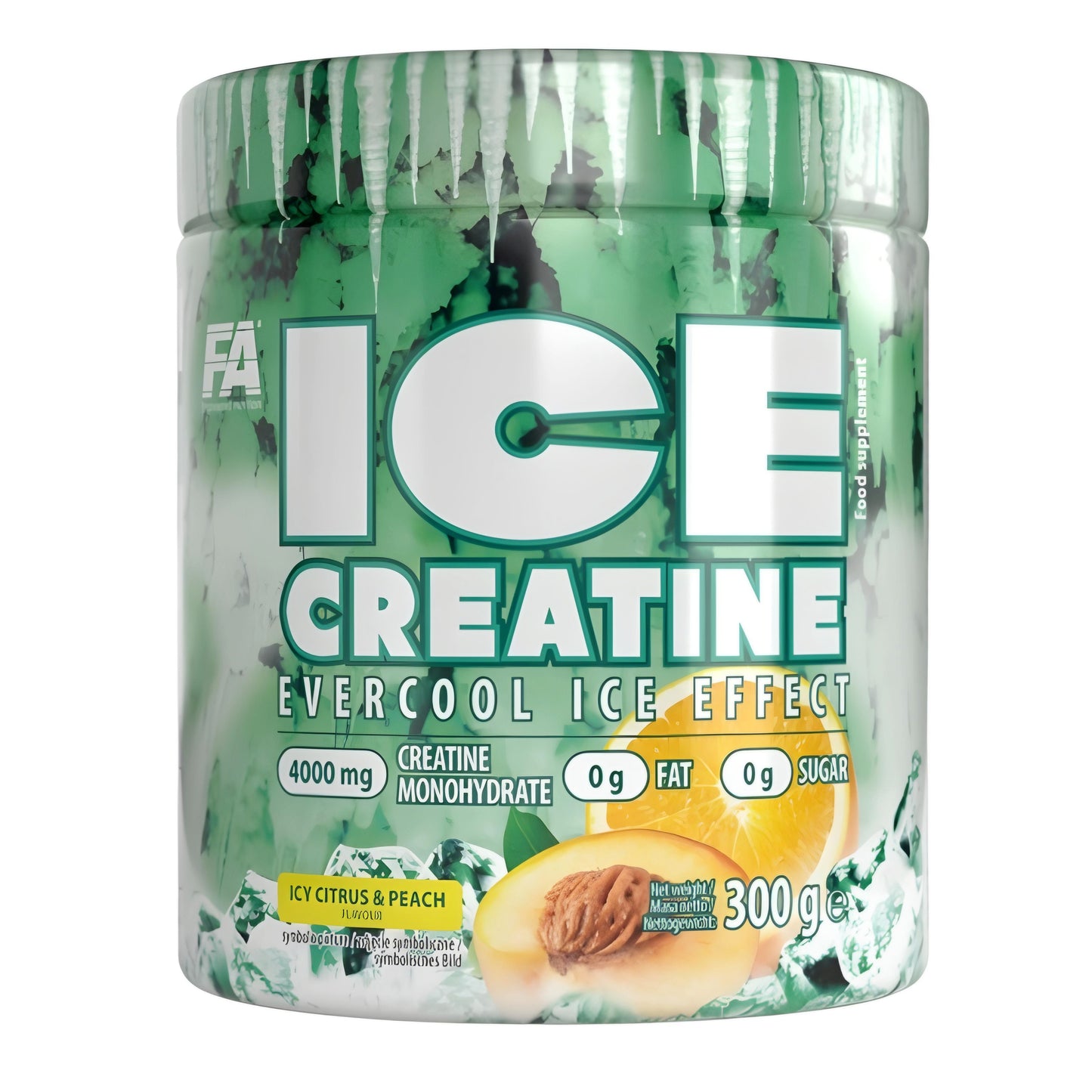 FA Creatine Ice 300gm - Icy Citrus and Peach