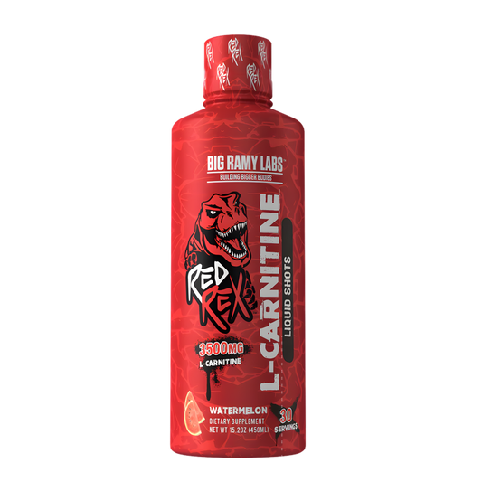 Big Ramy Labs Red Rex Liquid L-Carnitine 3500 mg - 30 Servings - Watermelon