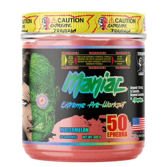 Terror Labz Maniac Extreme Preworkout - 30 Servings - Watermelon