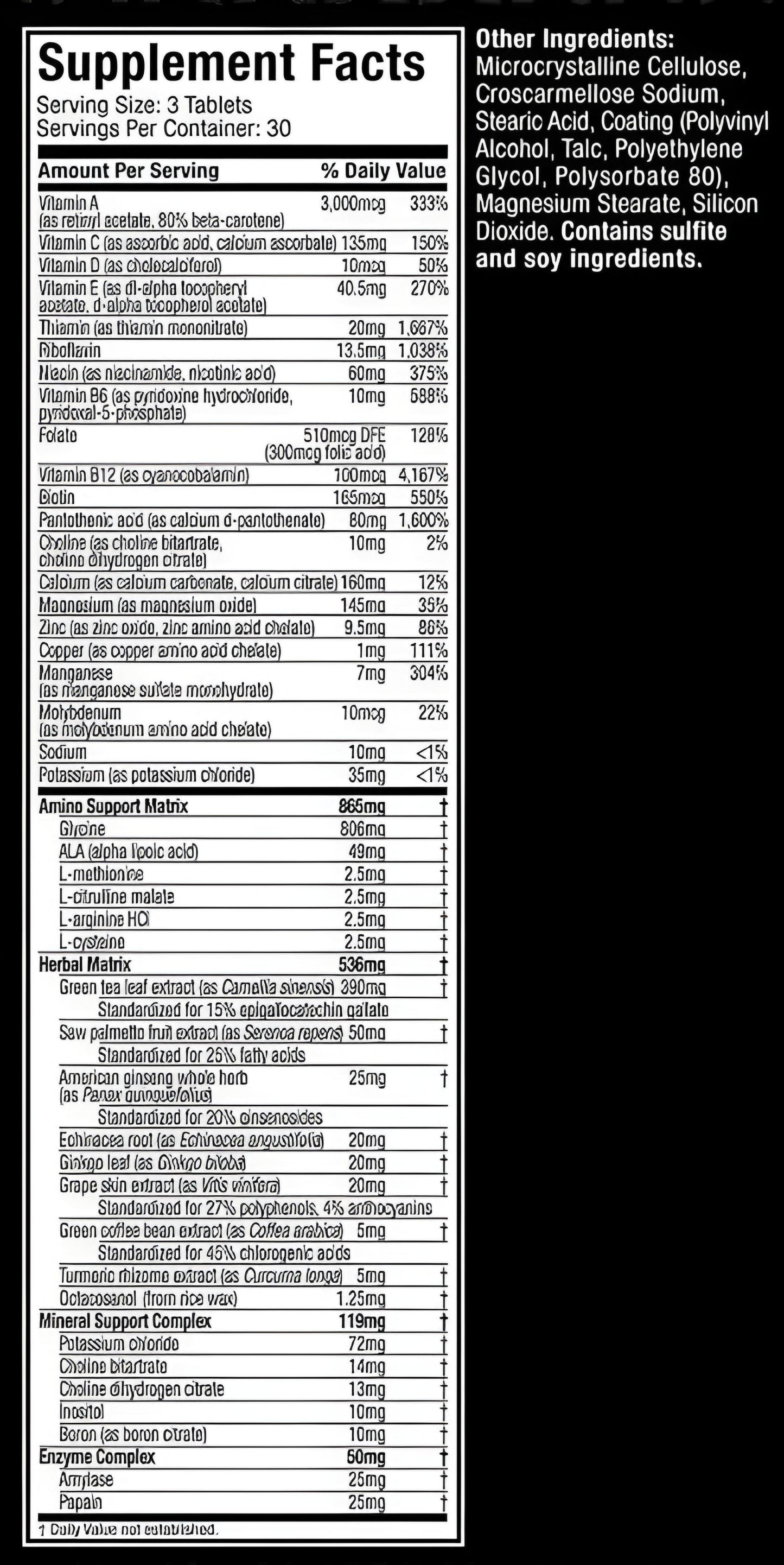 Muscletech Platinum Multivitamin - 90 Tab