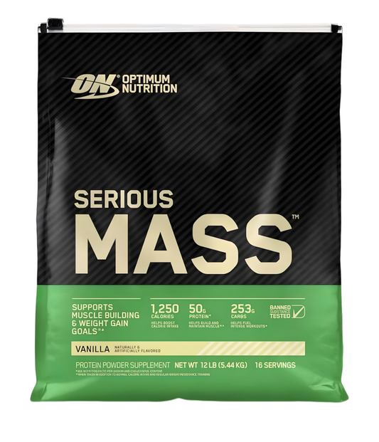 Serious Mass 5.44kg - 16 Servings - Vanilla