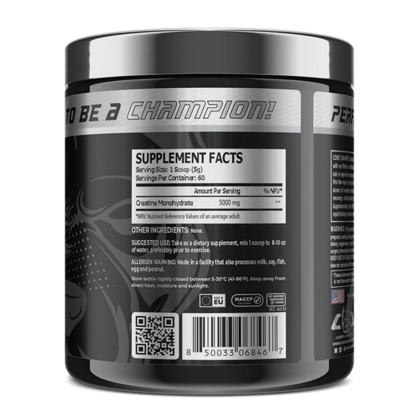 Core Champs Creatine 300 gm - 60 Servings - Unflavored