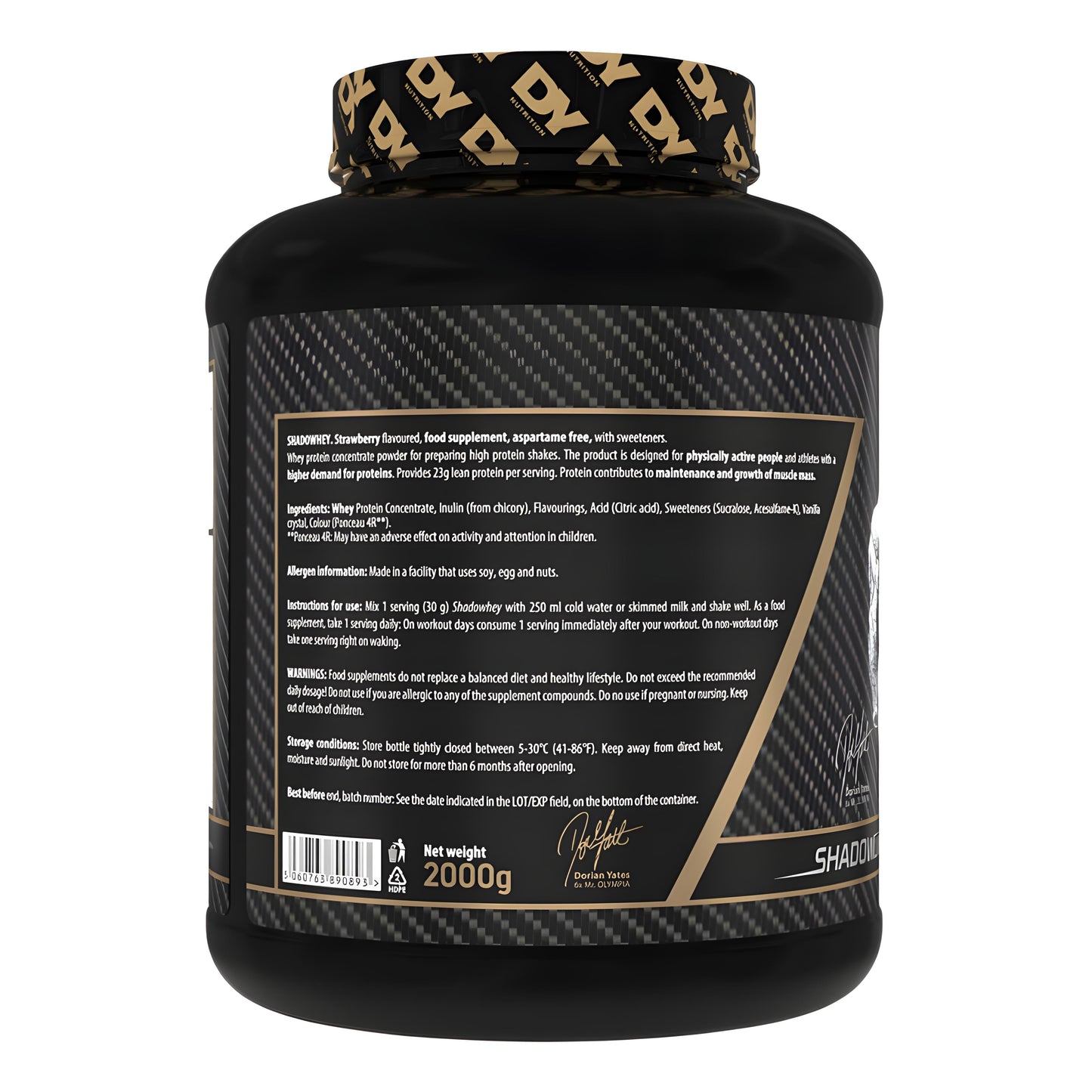 DY Shadowhey 2 kg - 66 Servings - Cookies & Cream