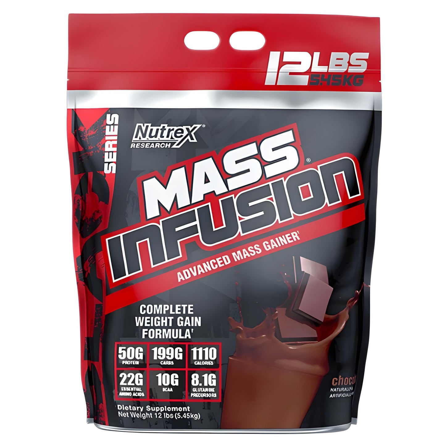 Nutrex Mass Infusion 5.45 kg - 19 Servings - Chocolate