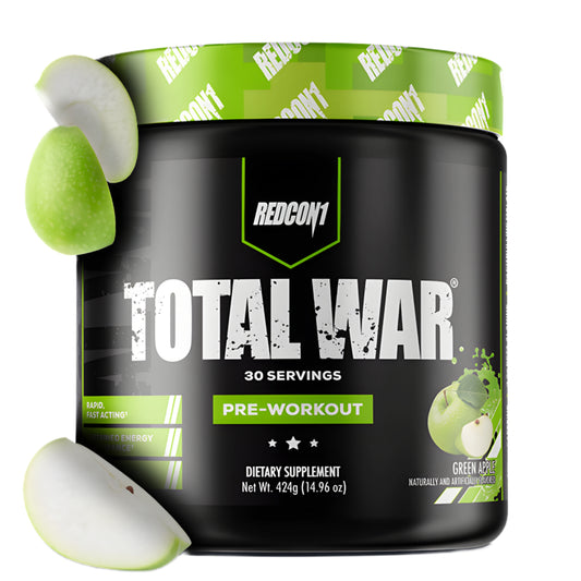 Redcon Total War Preworkout - 30 Servings - Green Apple