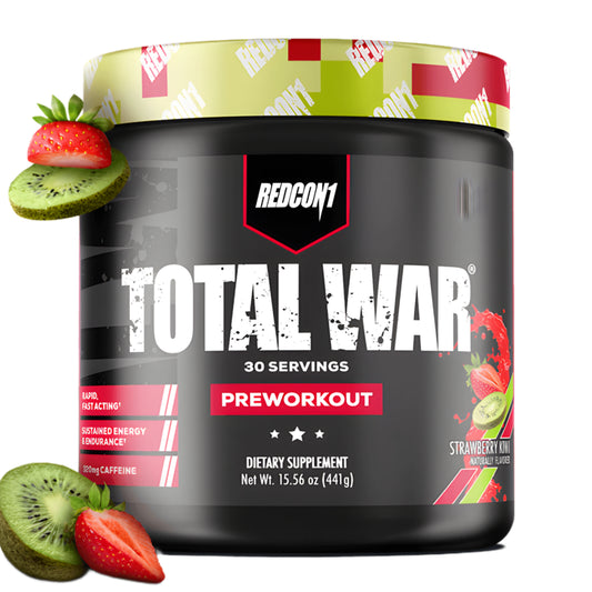 Redcon Total War Preworkout - 30 Servings - Strawberry Kiwi