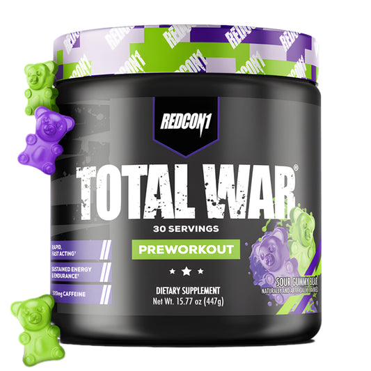 Redcon Total War Preworkout - 30 Servings - Sour Gummy Bear