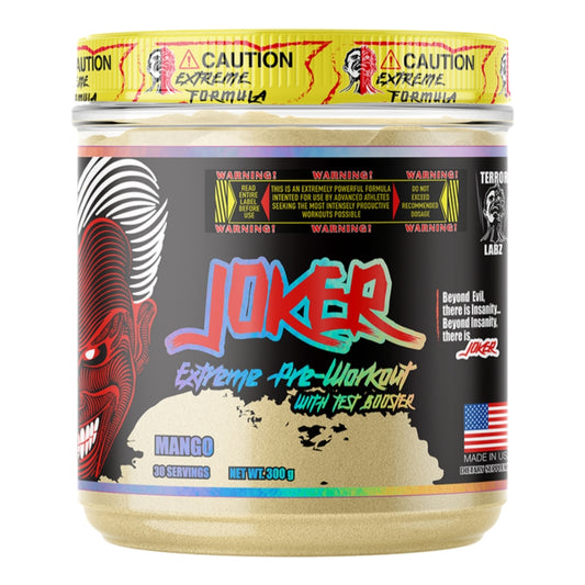 Terror Labz Extreme Preworkout With Test Booster - 30 Servings - Mango