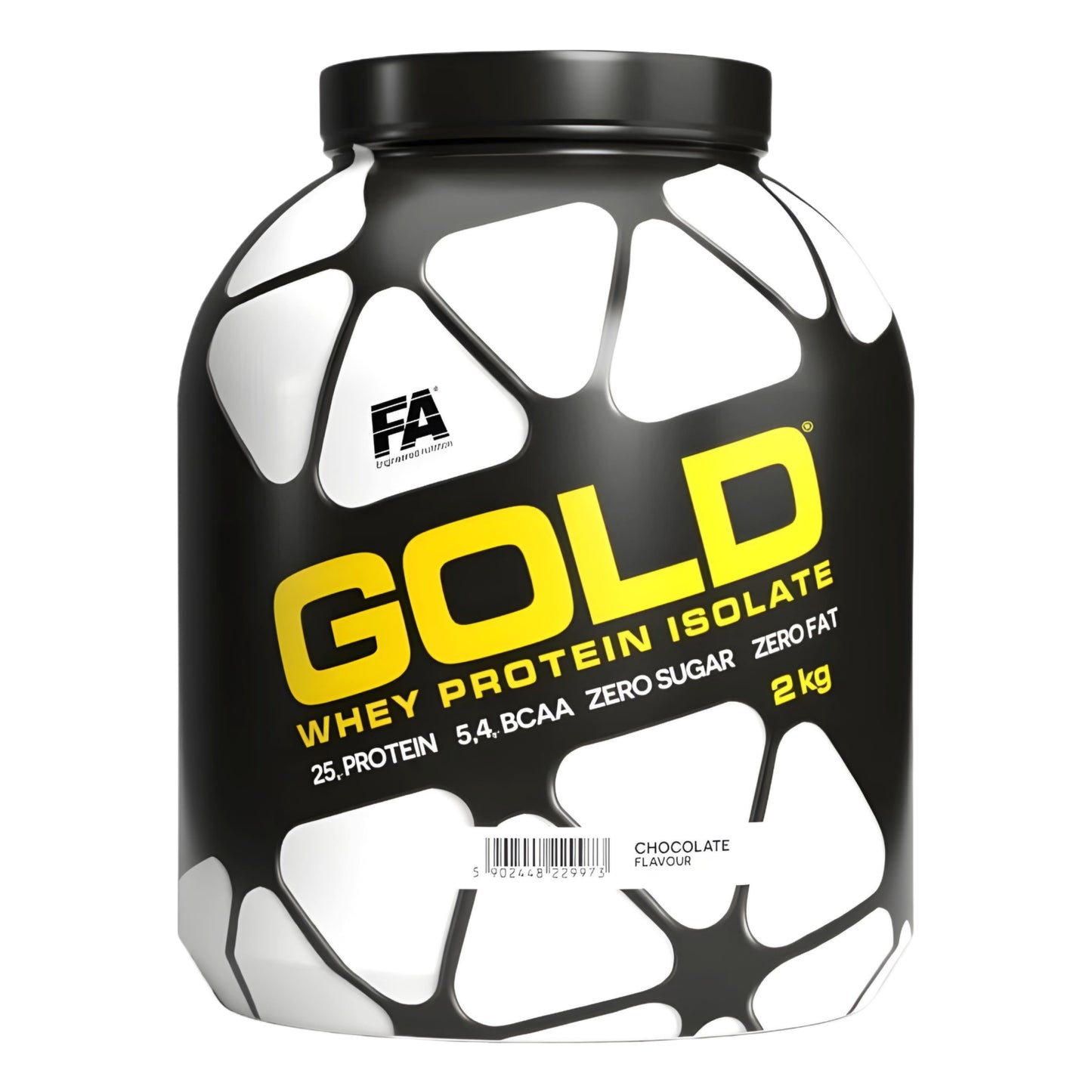 FA Gold Whey Protein Isolate 2kg - 66 Servings - Chocolate