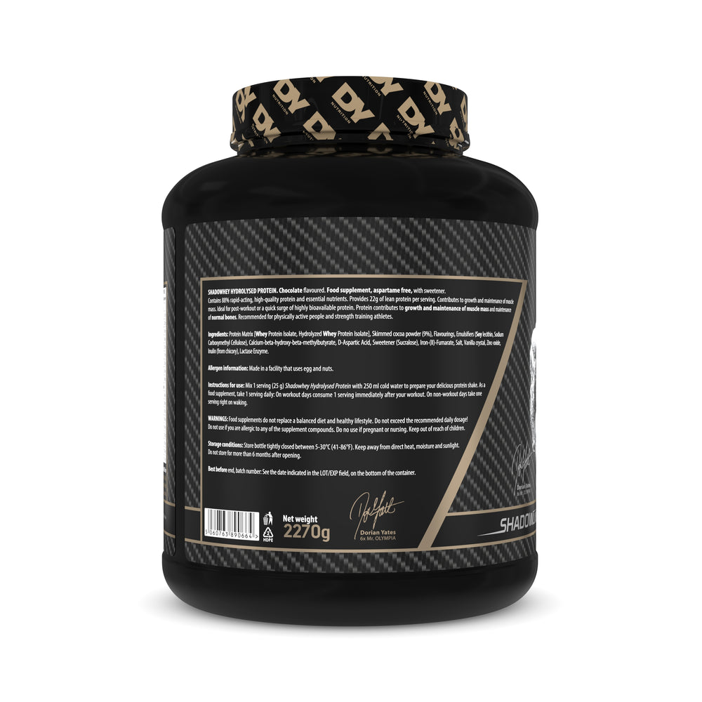 DY Shadowhey Hydrolyzed 2.27 kg - 90 servings - Cookies and cream