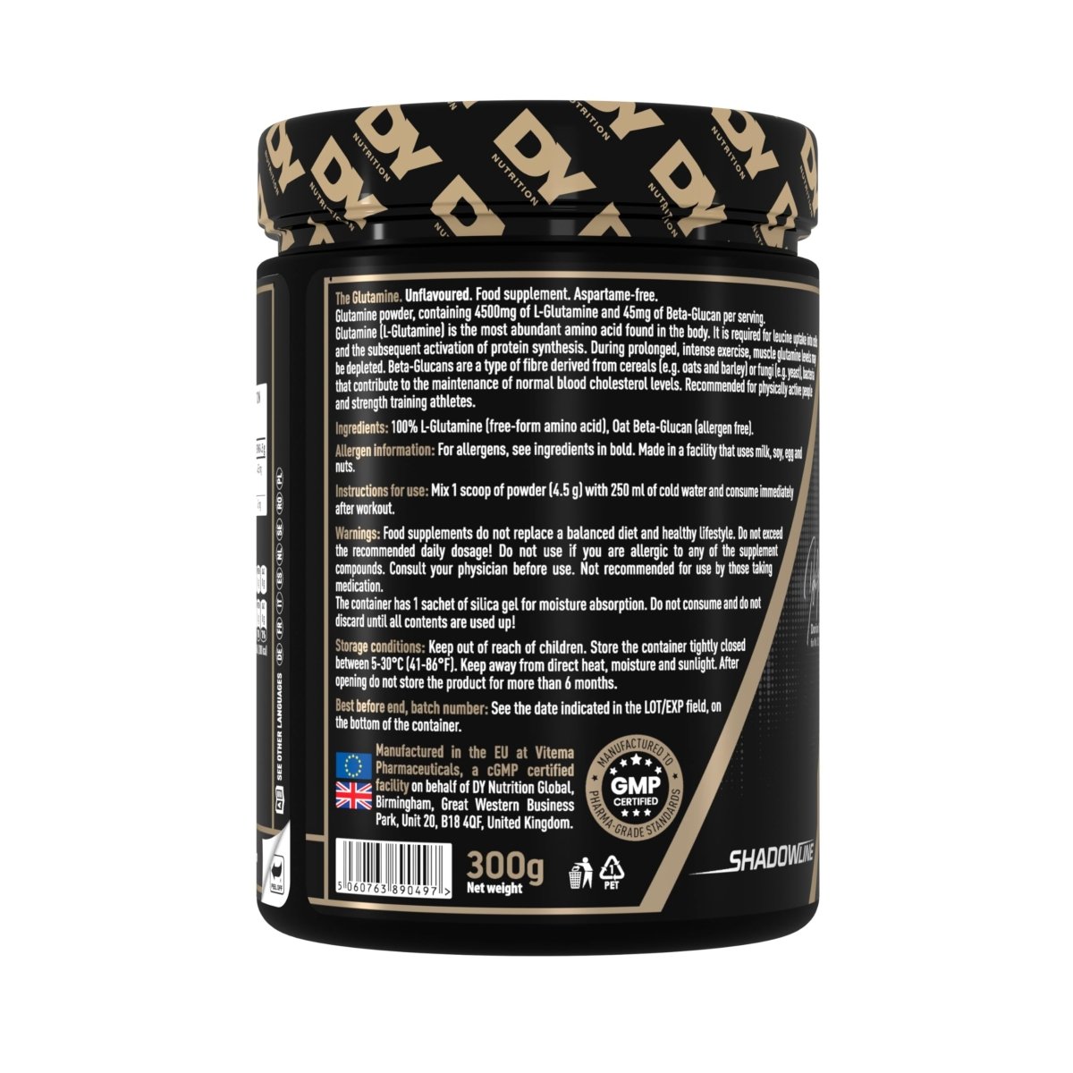 DY Nutrition The Glutamine Powder