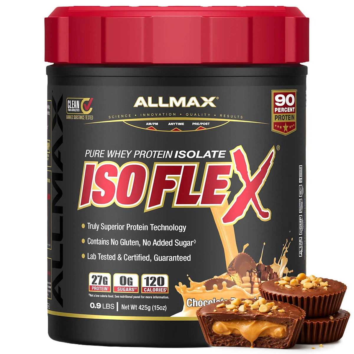 Allmax Isoflex Whey Protein Isolate 0.9LB - 14 Servings