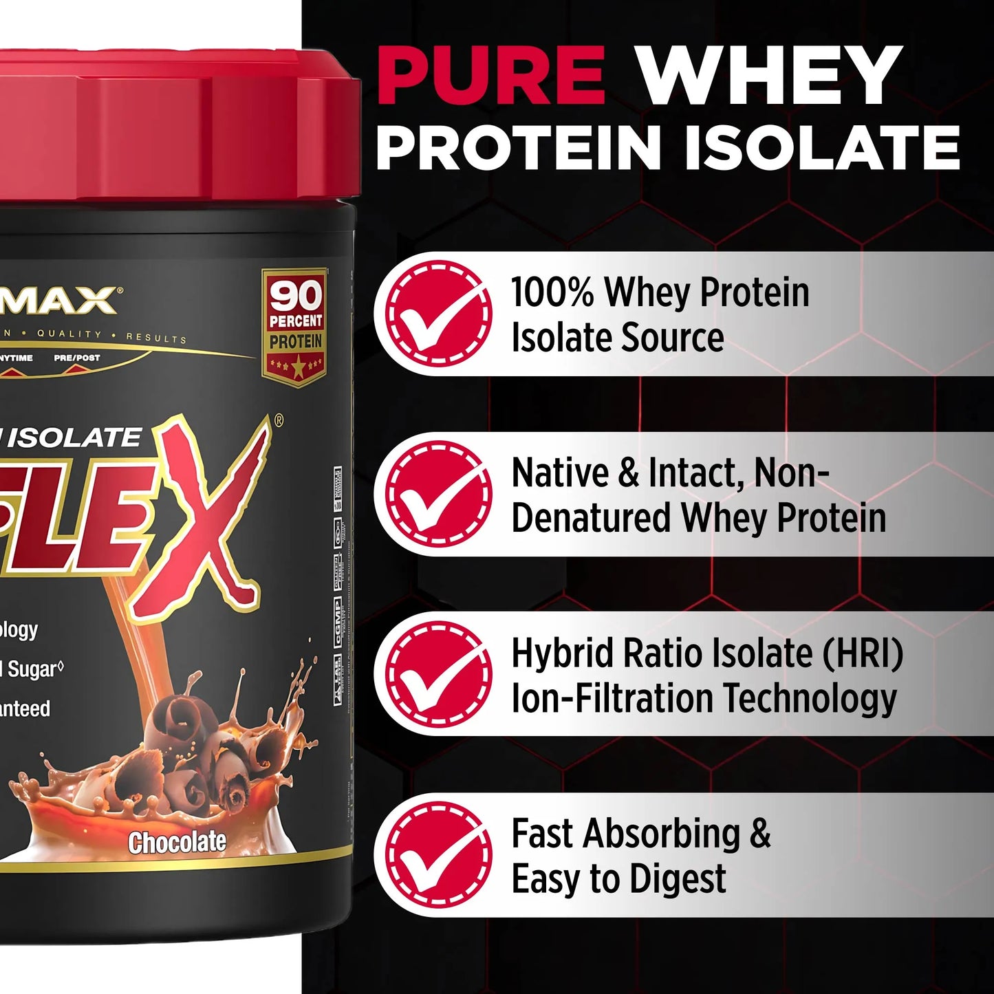 Allmax Isoflex Whey Protein Isolate 0.9LB - 14 Servings