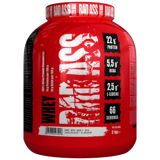 Badass Whey 2kg - 66 Servings - Snikers