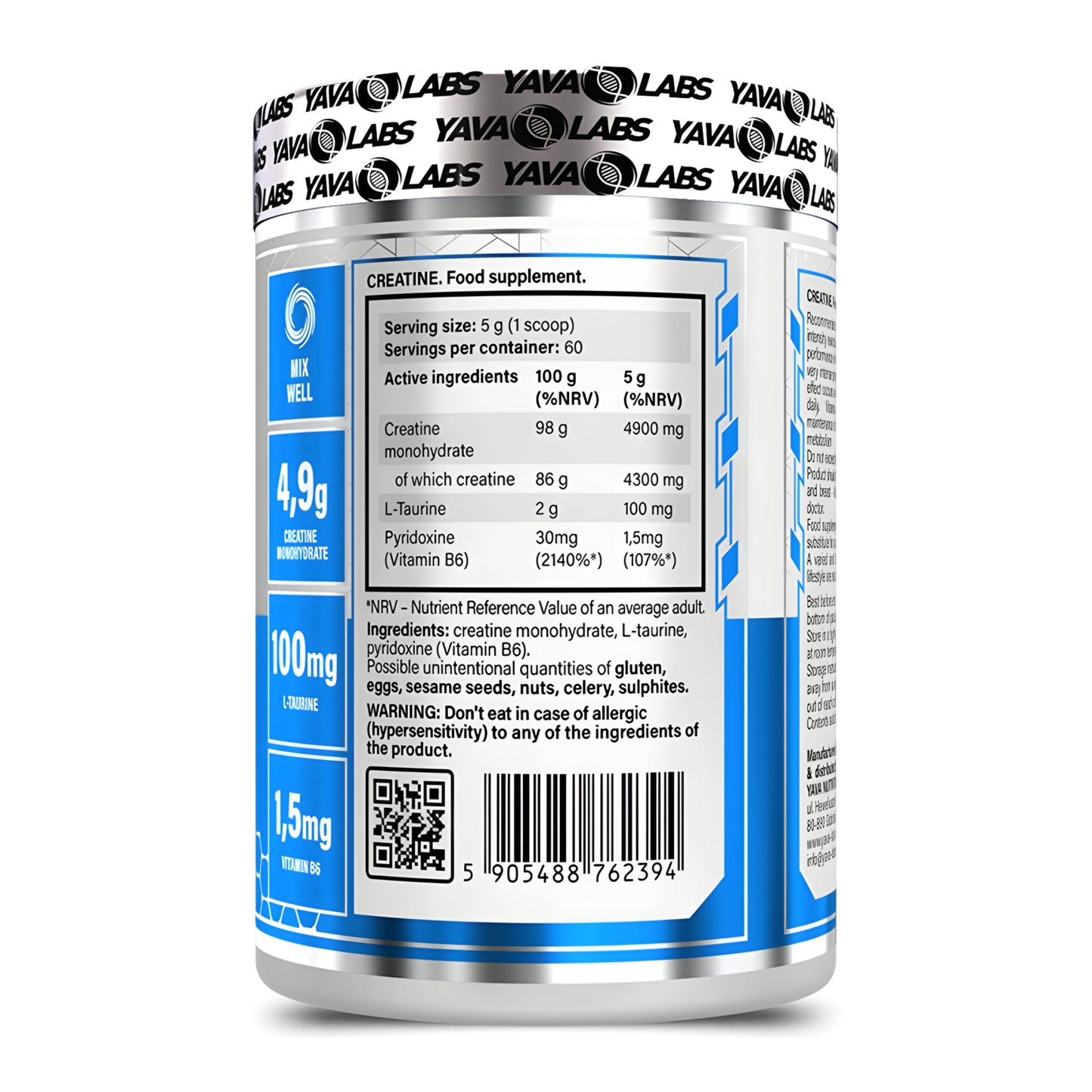 Yava Labs Creatine + Taurine