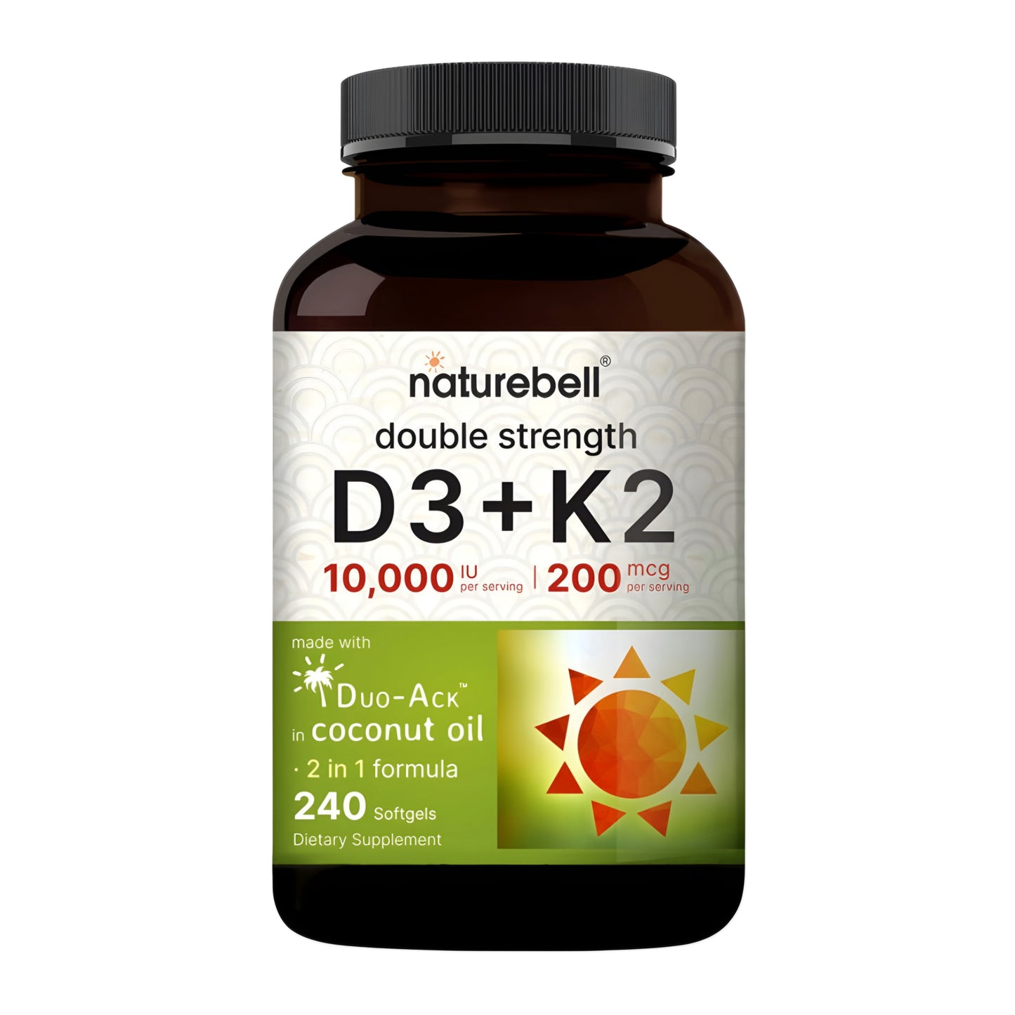 NatureBell Vitamin D3+K2