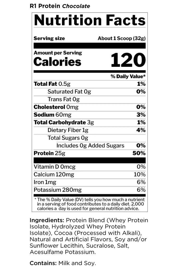 Rule1 Isolate 2.24kg - 76 Servings - Chocolate Fudge