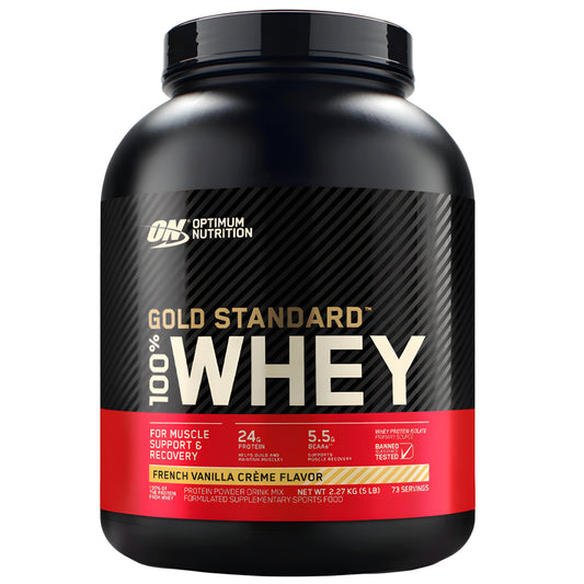 ON Whey Gold Standard 2.27kg - 73 Servings - French Vanilla Creme