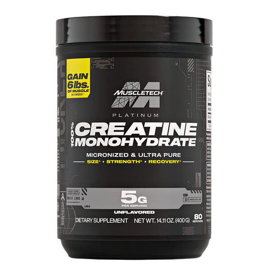Muscletech Platinum Creatine 400 gm- 80 Servings - Unflavored