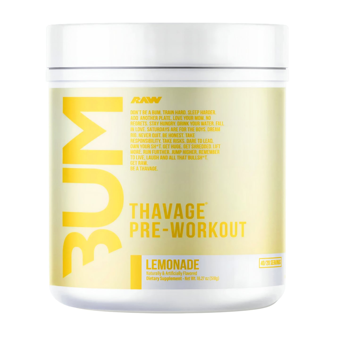 Thavage Pre-Workout 40/20